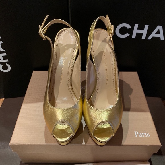 Charlotte Olympia Platform Slingback back - Picture 2 of 7